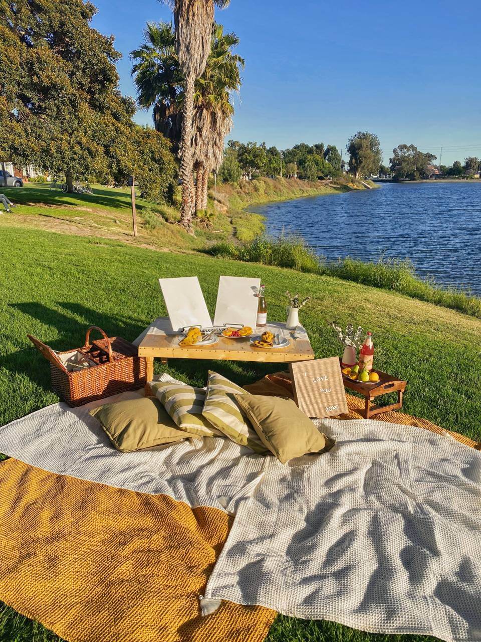 luxury picnic party in Orange County
