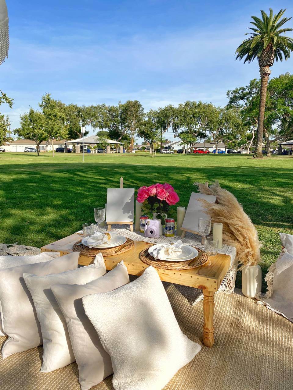 anniversary picnic setup services in Los Angeles