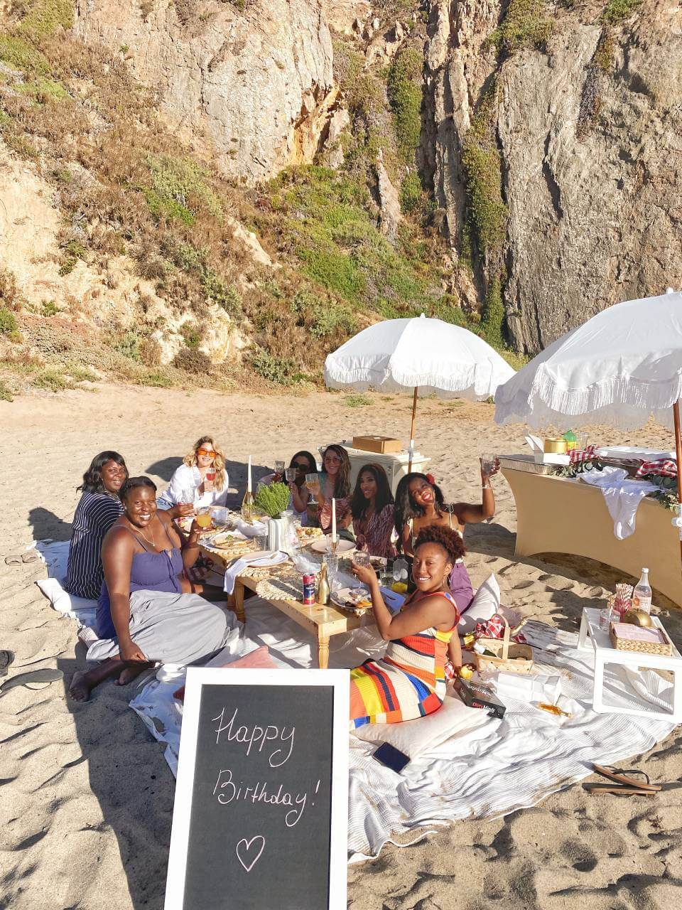 birthday boho picnic rentals in Los Angeles