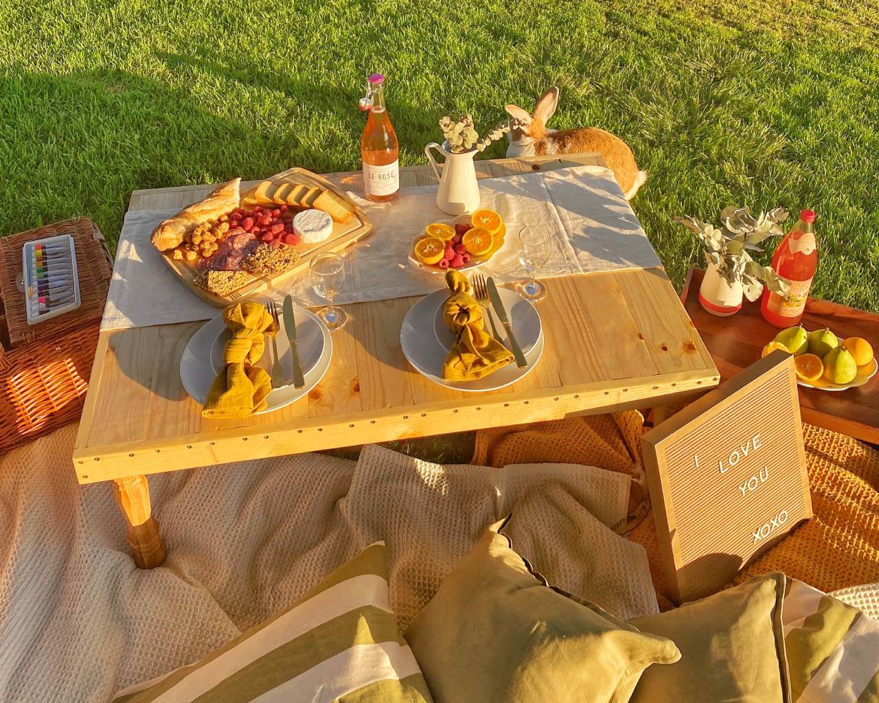 luxury picnic setups in Long Beach, CA