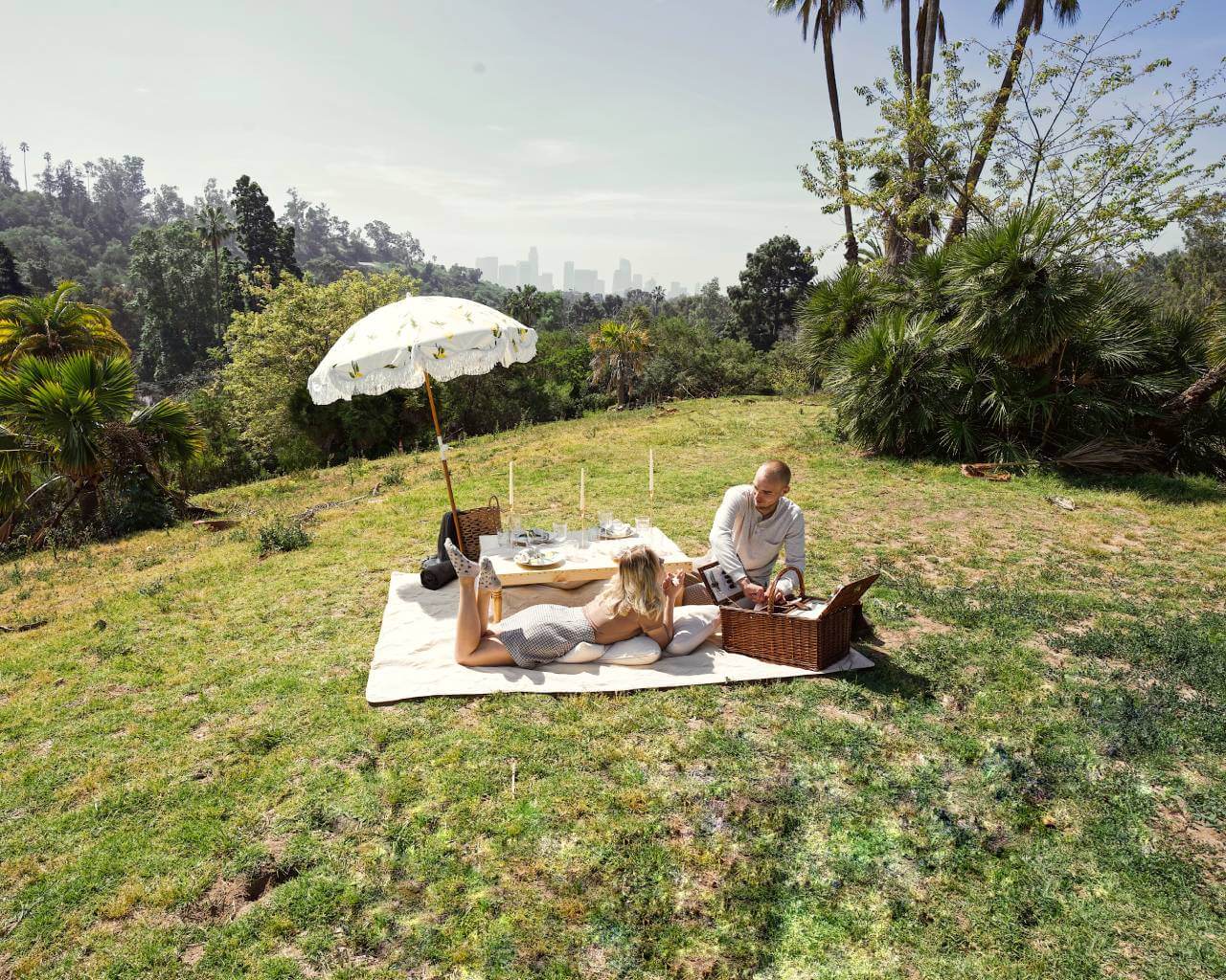 luxury pop-up picnic proposal