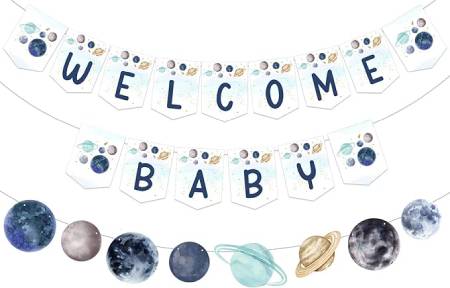 astronaut theme for baby shower for boys