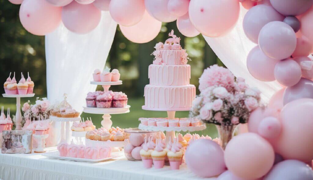 Baby shower for twins best sale decoration ideas