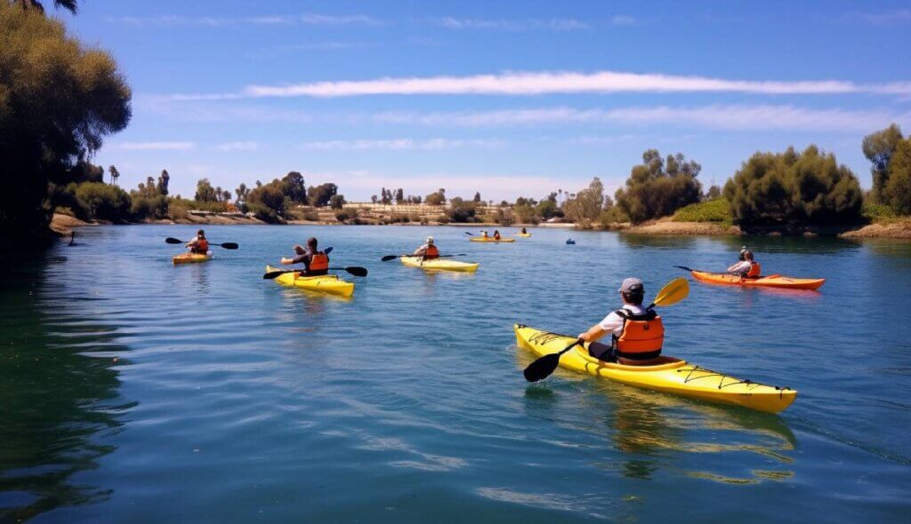 kayaking in Orange County