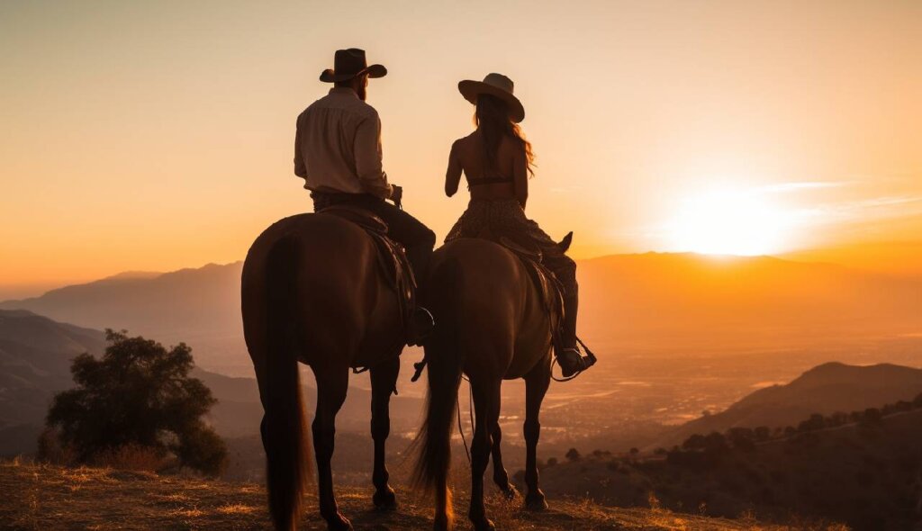 romantic horseback riding in Los Angeles