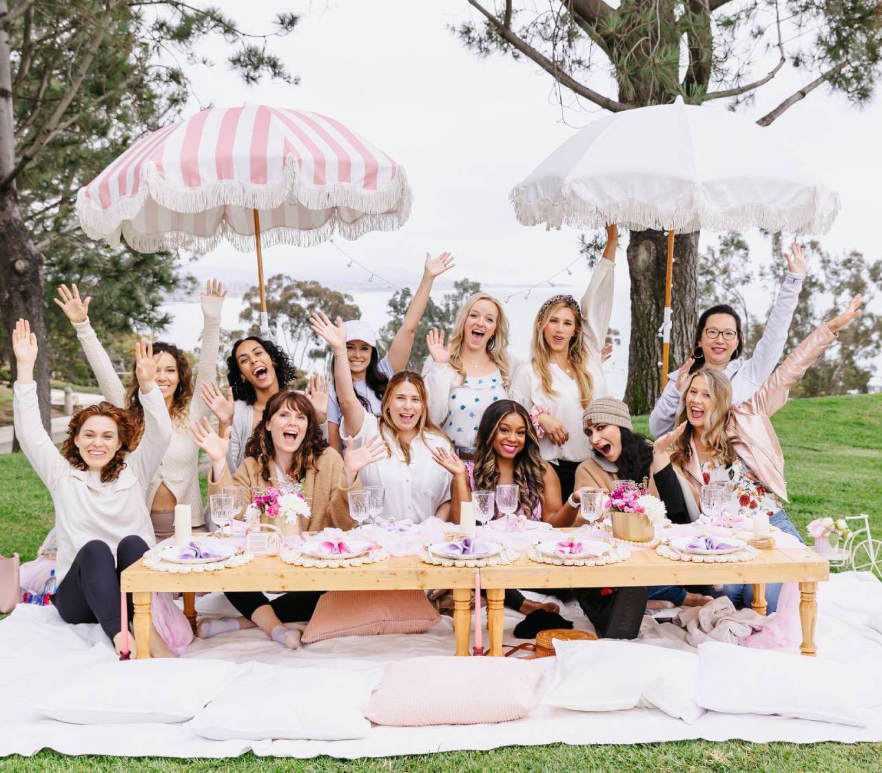 team building luxury picnic in Los Angeles