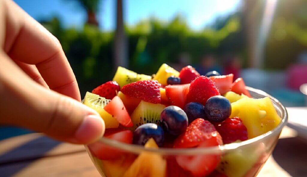 fruit salad dessert
