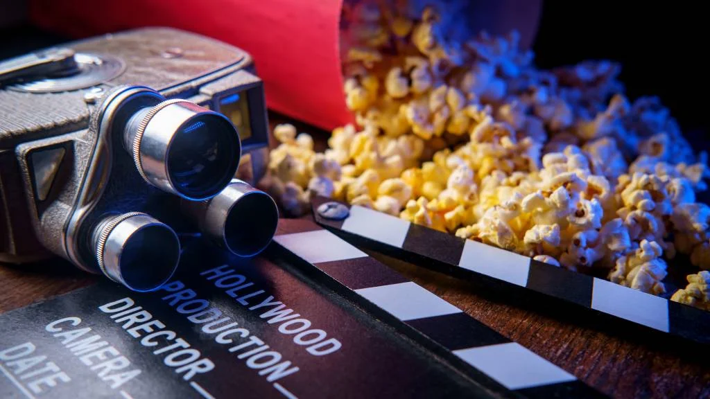 Beach movie date setup