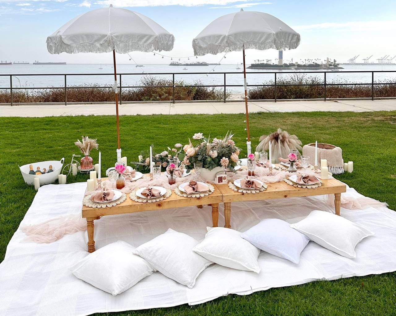 bridal shower picnic in LA