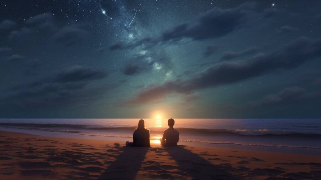 seaside stargazing