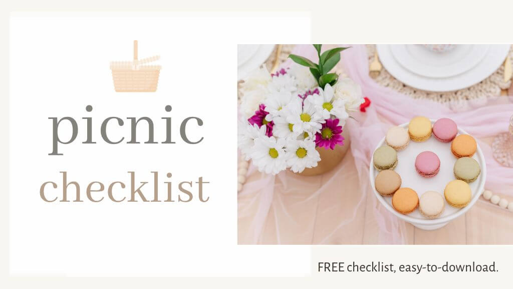 picnic essentials and checklist