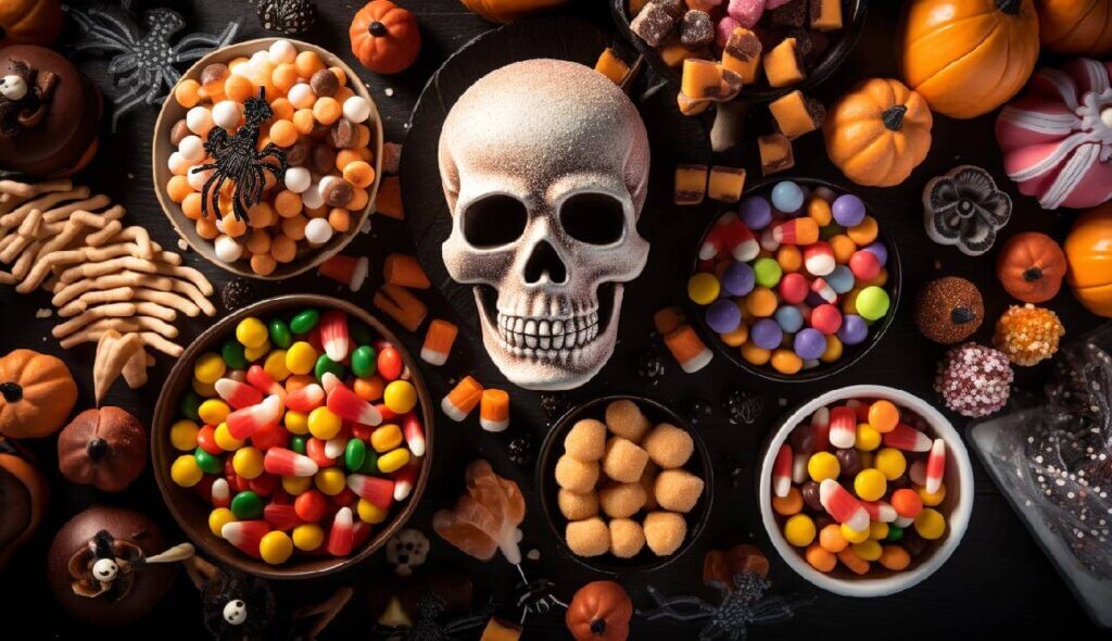 Halloween candy bar