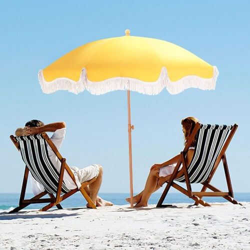 best beach umbrella Phi Villa