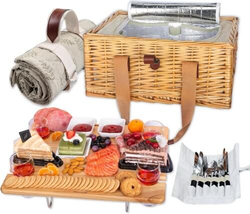 best picnic basket set HapTim