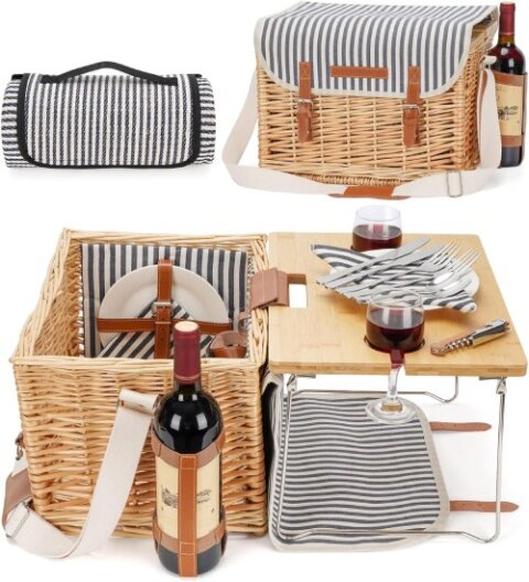 5 Best Picnic Basket Sets in 2024 | Picnic Makers