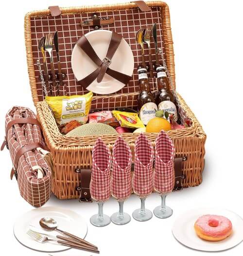 best vintage picnic basket Hardwave