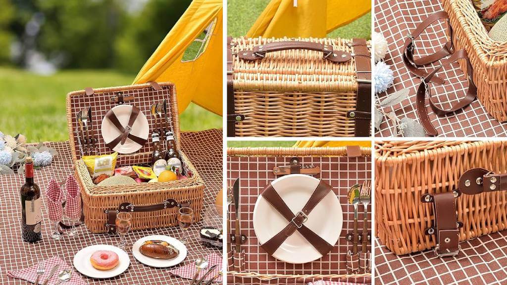 best vintage picnic baskets