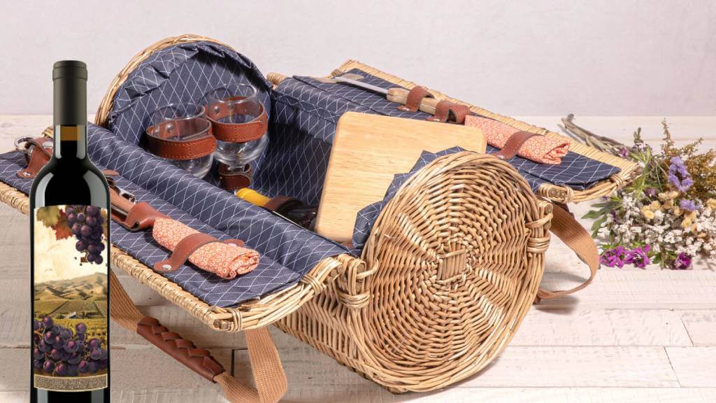 best wine picnic baskets
