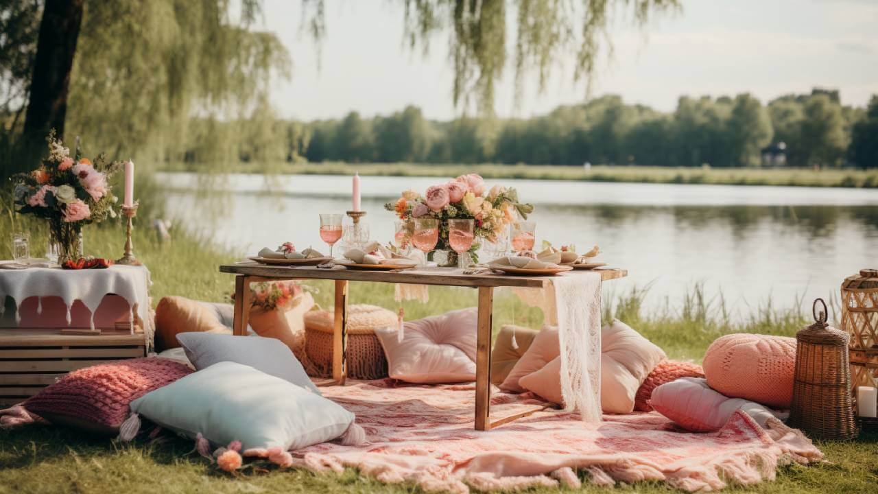 luxury pop-up picnic planning