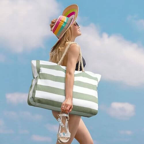 waterproof beach bag for women