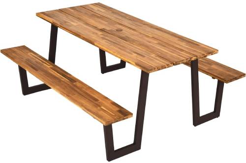 a wooden table