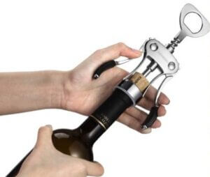 corkscrew bottle opener