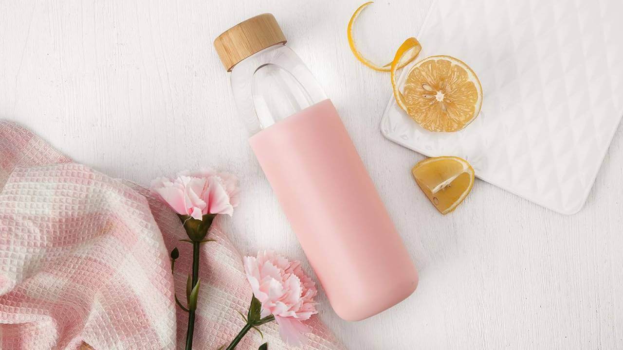 glass water bottle_ perfect for personal