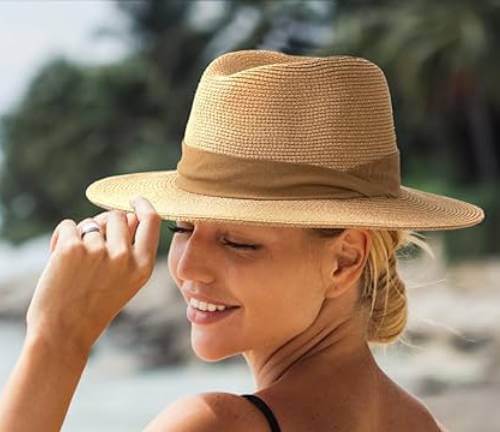 luxury beach hats