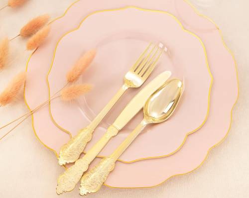 luxury disposable plates for party