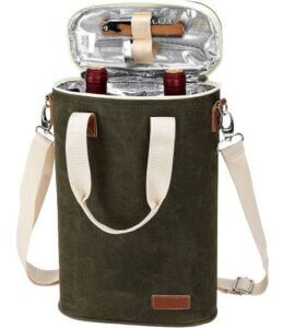 portable wine cooler bag