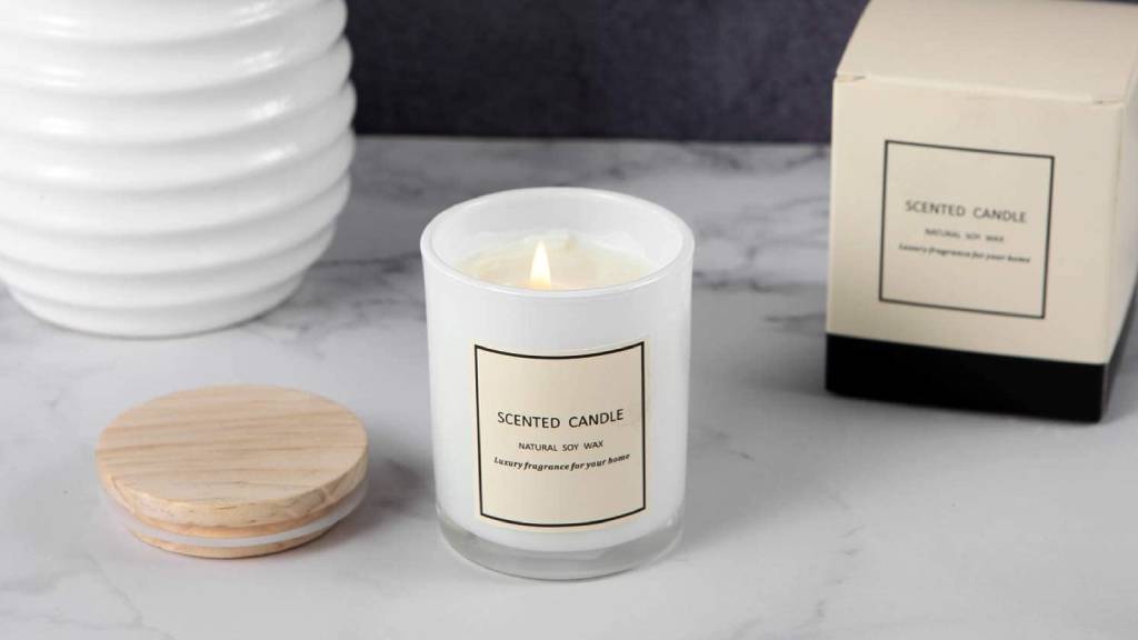 scented candles with natural soy wax