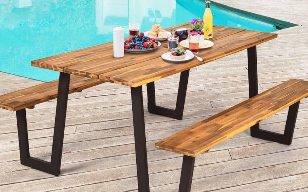 wooden picnic table: 5 top picks