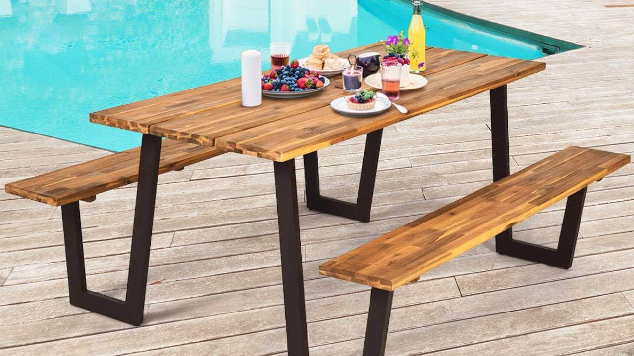 wooden picnic table_ 5 top picks