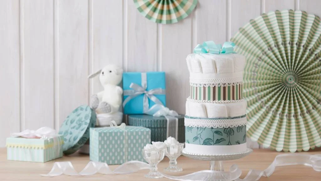 diaper gift display