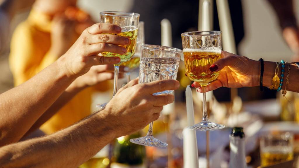 © Picnic Makers - https://picnicmakers.com/ farewell toast at going away party