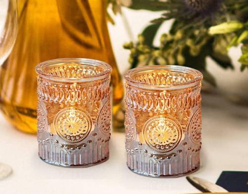 gold candle holders