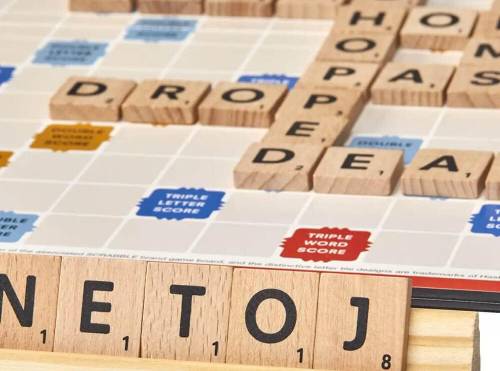 hasbro's scrabble game