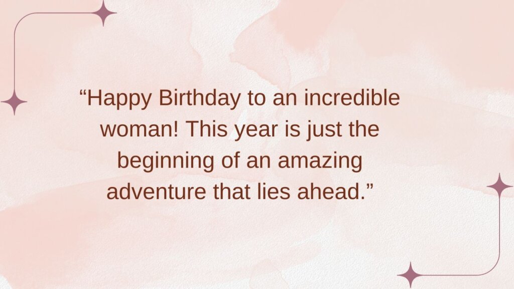 Inspirational birthday words