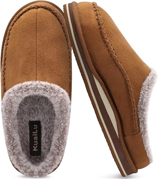 warm faux fur slippers