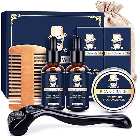 beard kit with growth oil