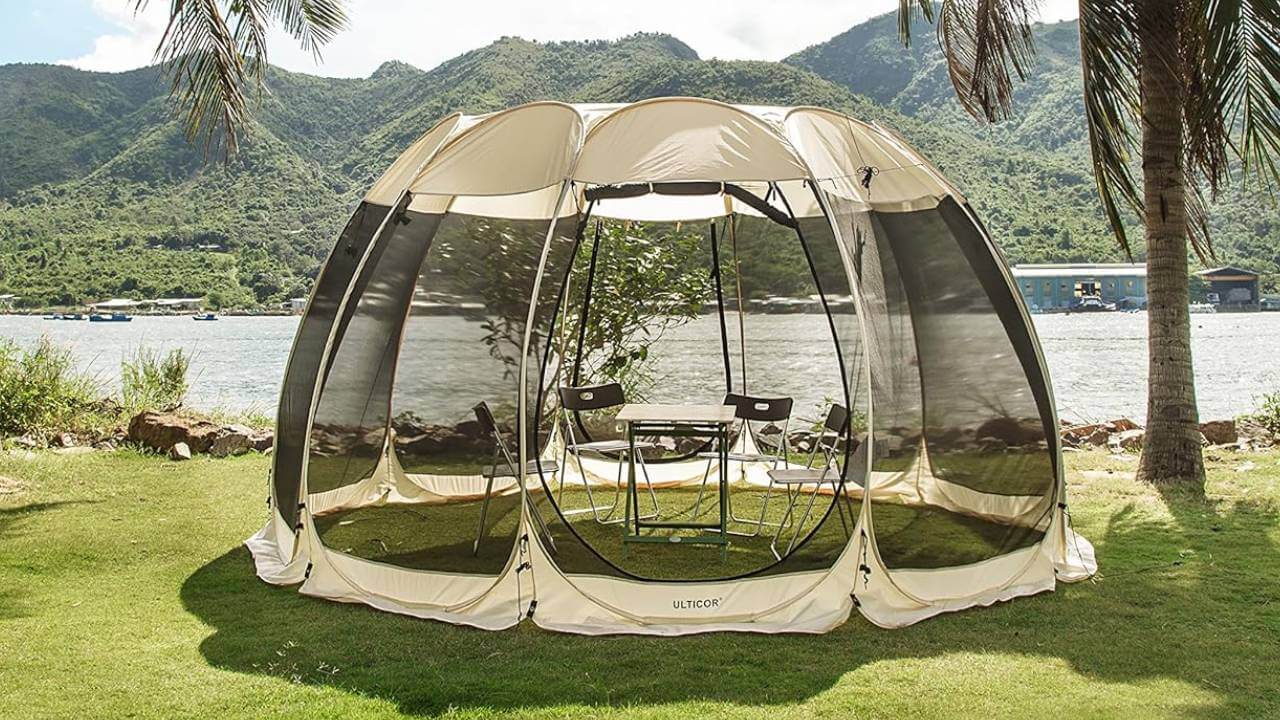 best pop up screen tents