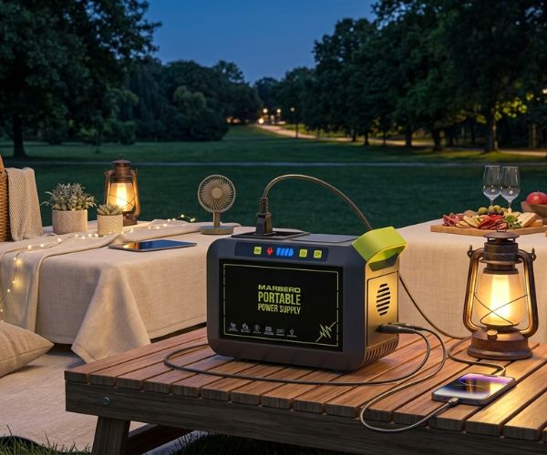 compact power station outdoors