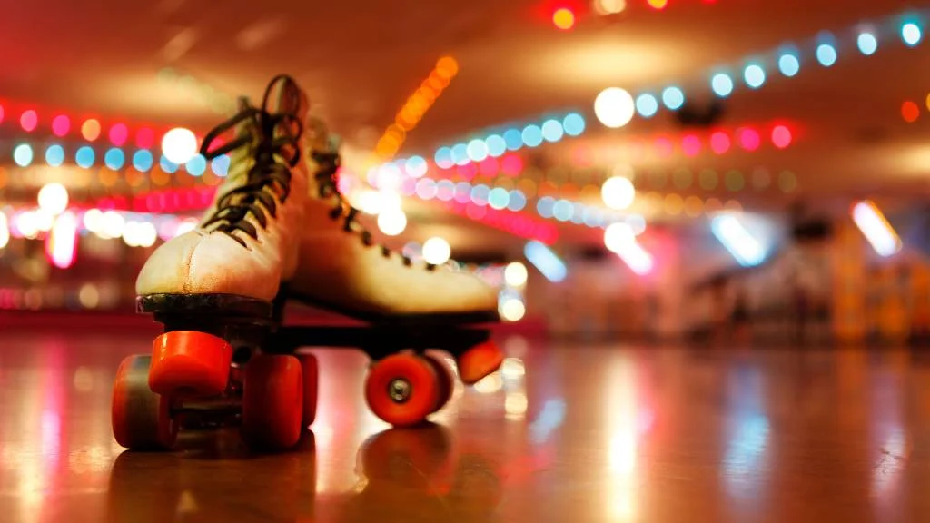 retro roller disco team activity