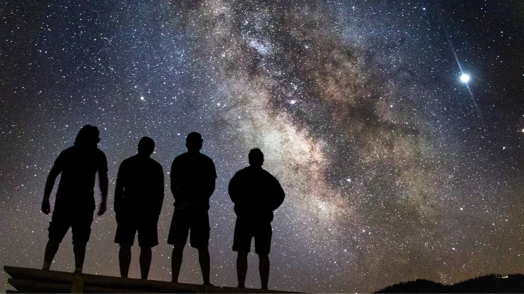 rooftop stargazing corporate event