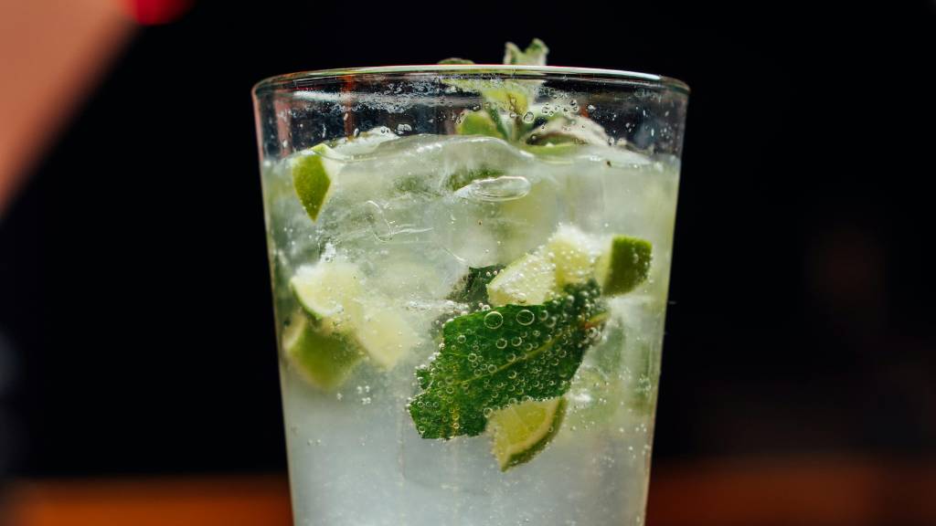 tropical coconut mojito