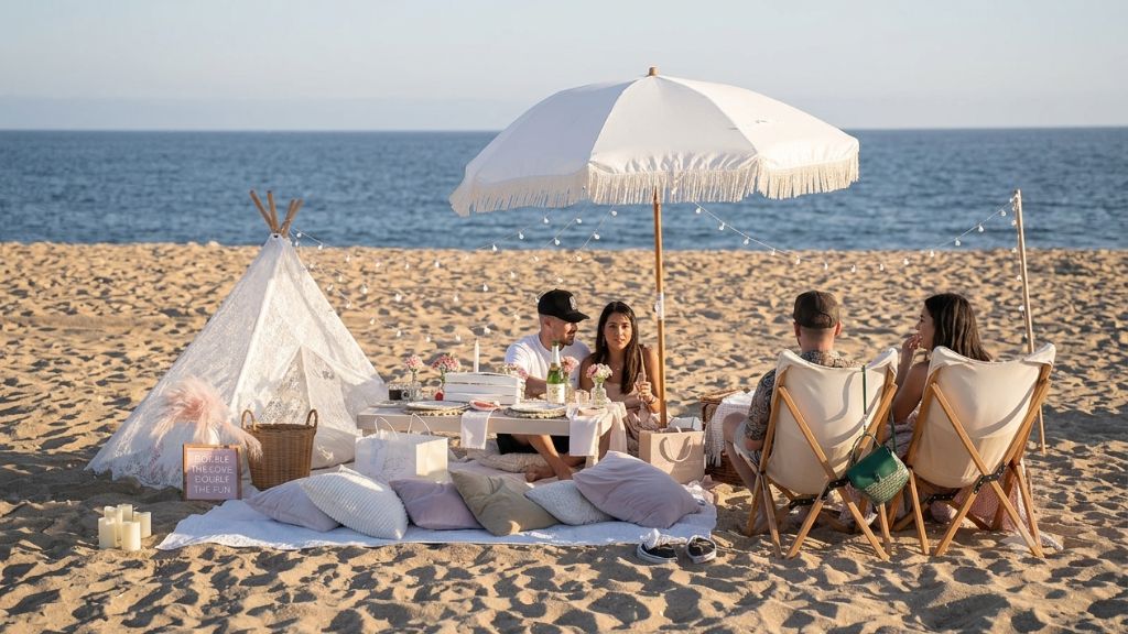 beach picnic date