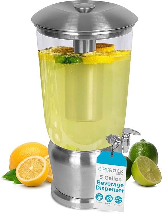BirdRock Home Stainless Steel Beverage Dispenser