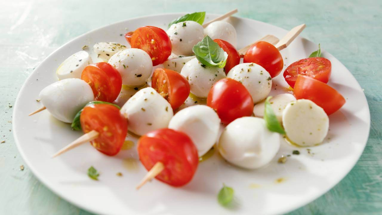 Caprese skewers