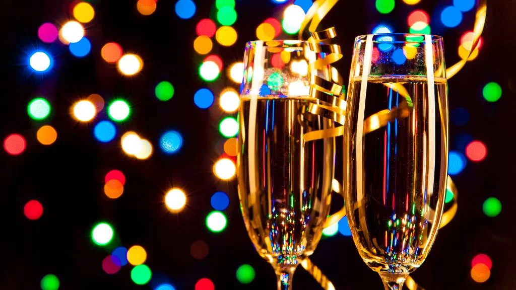 champagne birthday toast