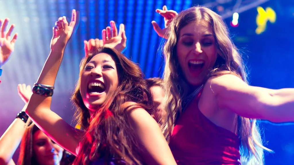 dance party with friends